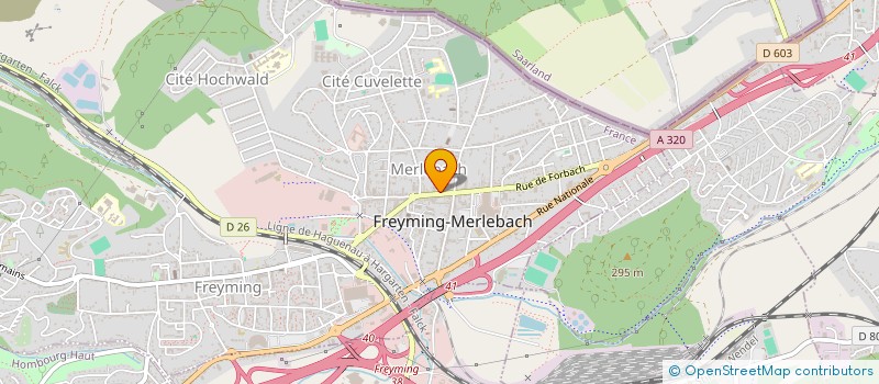 localisation de l'entreprise LA MAISON DES PETITS LOUPIOTS à FREYMING-MERLEBACH