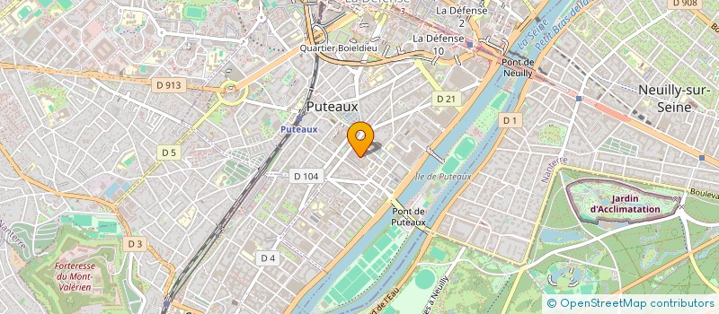 localisation de l'entreprise LA MAISON DES PETITS LOUPS à PUTEAUX