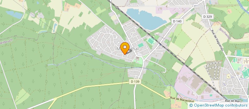 localisation de l'entreprise LA MAISON DES PETITS LOUSTICS à HAGUENAU