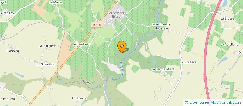 localisation de l'entreprise LA MAISON DES PETITS LUTINS  CHEMILLE-EN-ANJOU