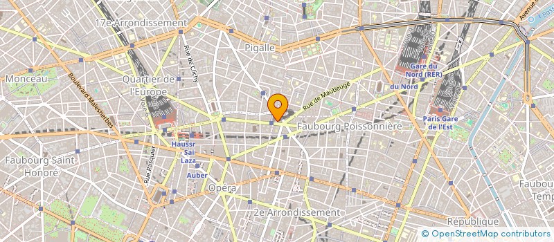 localisation de l'entreprise LA MAISON DES PETITS POIS à PARIS