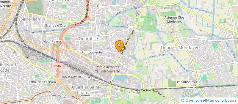 localisation de l'entreprise LA MAISON DES PETITS ROY  AVIGNON