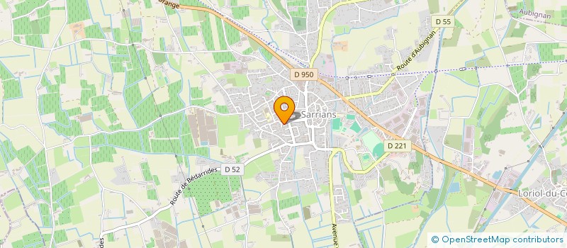 localisation de l'entreprise LA MAISON DES PICOUNETS  SARRIANS