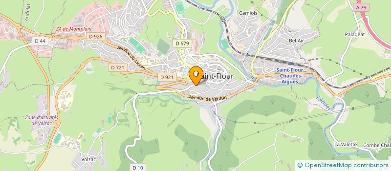 localisation de l'entreprise LA MAISON DES PLANCHETTES à SAINT-FLOUR
