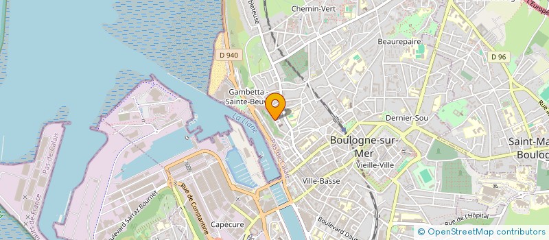 localisation de l'entreprise LA MAISON DES POSSIBLES DE MARIE à BOULOGNE-SUR-MER