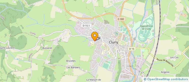 localisation de l'entreprise LA MAISON DES PREMIERS PAS à CLUNY