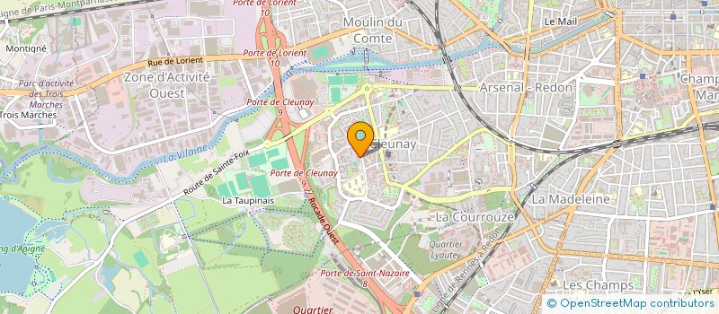 localisation de l'entreprise LA MAISON DES PRODUCTEURS  RENNES