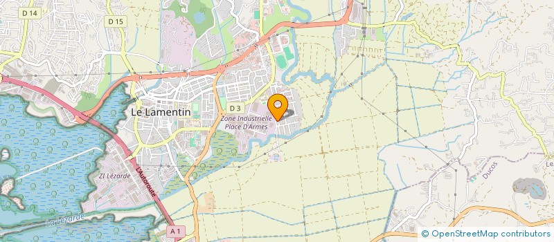 localisation de l'entreprise LA MAISON DES PROJETS  LE LAMENTIN