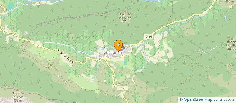 localisation de l'entreprise LA MAISON DES RACONT'ARTS  CUCUGNAN