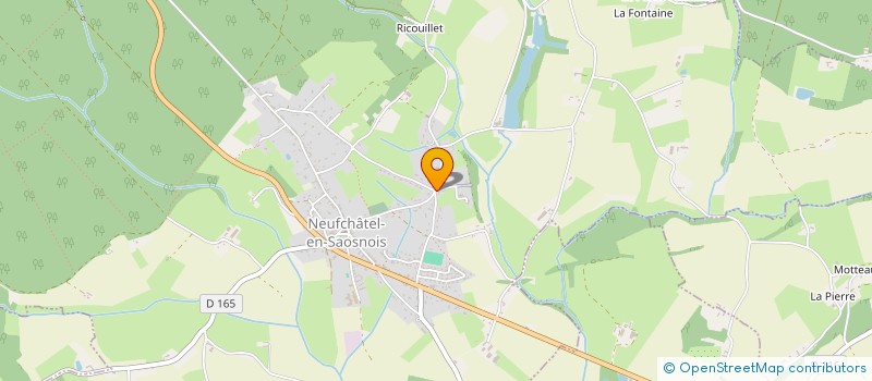 localisation de l'entreprise LA MAISON DES RANDONNEES  NEUFCHATEL-EN-SAOSNOIS