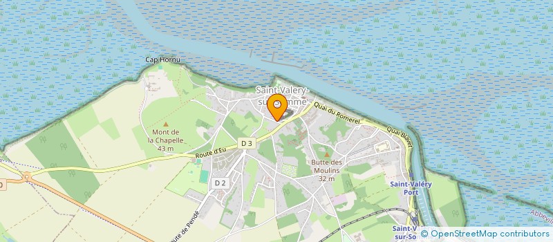 localisation de l'entreprise LA MAISON DES REMPARTS  SAINT-VALERY-SUR-SOMME