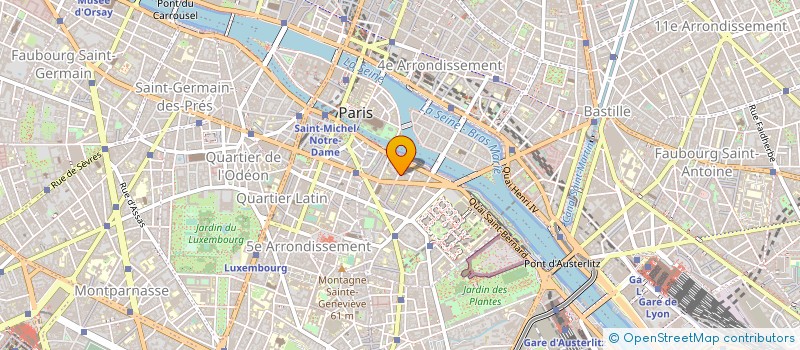 localisation de l'entreprise LA MAISON DES ROSES à PARIS