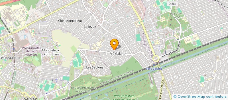 localisation de l'entreprise LA MAISON DES SAGES-FEMMES à SAINT-DENIS