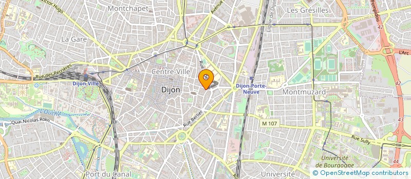 localisation de l'entreprise LA MAISON DES SANDWICHS à DIJON