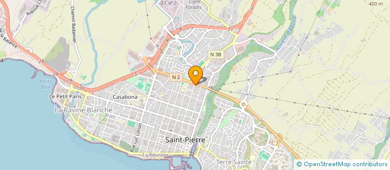 localisation de l'entreprise LA MAISON DES SAVEURS à SAINT-PIERRE