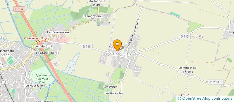 localisation de l'entreprise LA MAISON DES SAVEURS  SAINT-VIVIEN