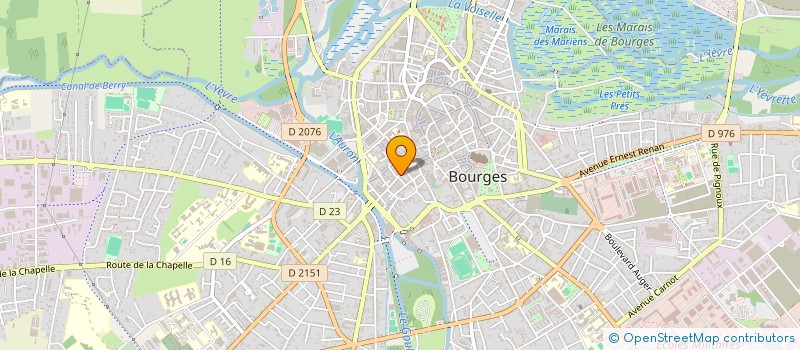 localisation de l'entreprise LA MAISON DES SAVEURS  BOURGES