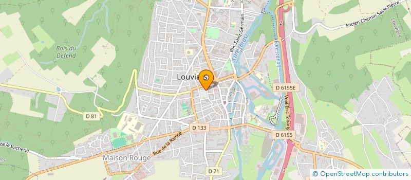 localisation de l'entreprise LA MAISON DES SIMPLES à LOUVIERS
