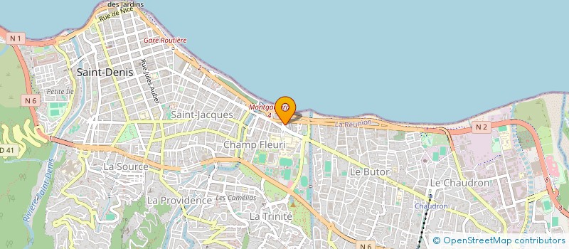localisation de l'entreprise LA MAISON DES SONGES à SAINT-DENIS