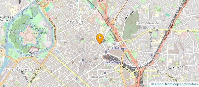 localisation de l'entreprise LA MAISON DES TERROIRS à LILLE