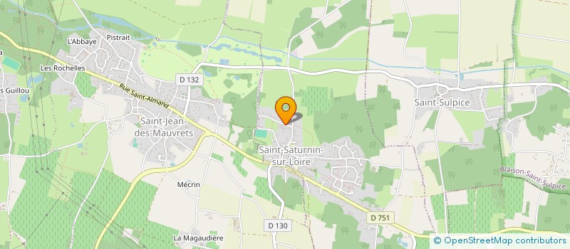 localisation de l'entreprise LA MAISON DES TOUT-PETITS à LES GARENNES SUR LOIRE