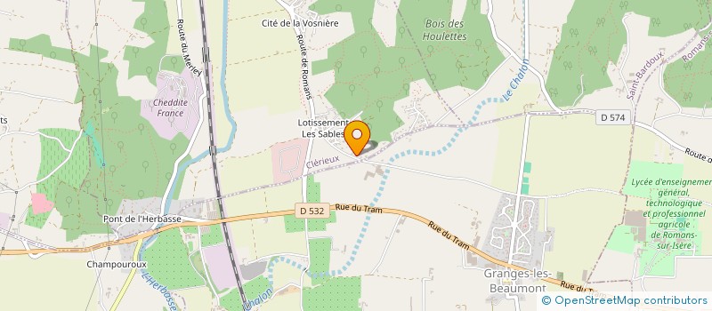 localisation de l'entreprise LA MAISON DES TRAVERSEES  SAINT-BARDOUX