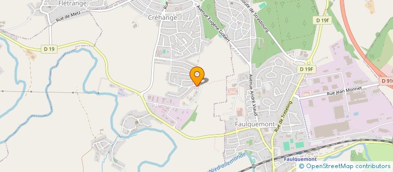 localisation de l'entreprise LA MAISON DES TROP'GNONS  CREHANGE