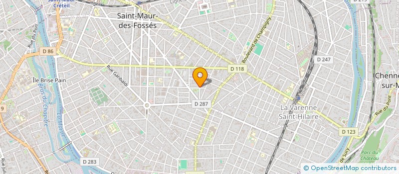 localisation de l'entreprise LA MAISON DES TROUVAILLES à SAINT-MAUR-DES-FOSSES