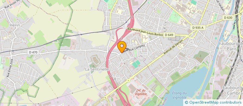 localisation de l'entreprise LA MAISON DES TROUVAILLES  LA SENTINELLE