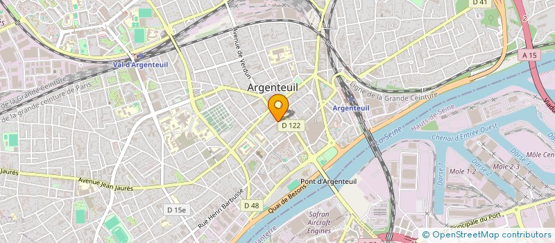 localisation de l'entreprise LA MAISON DES VIANDARDS  ARGENTEUIL