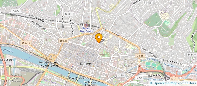 localisation de l'entreprise LA MAISON DES VIEUX LOGIS  ROUEN