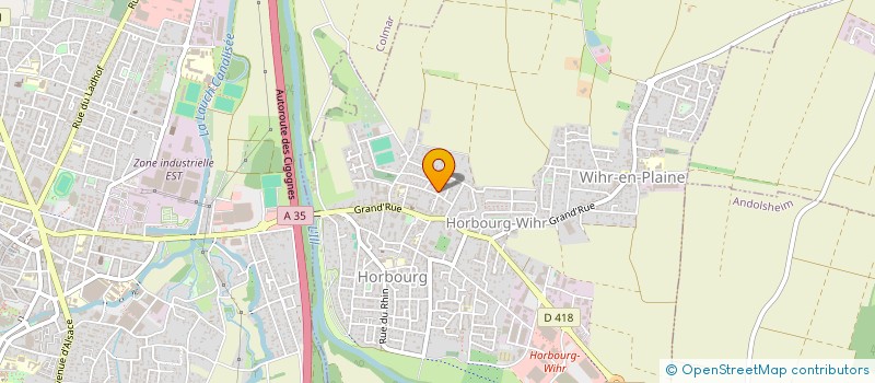 localisation de l'entreprise LA MAISON DES VINS HONGROIS  HORBOURG-WIHR