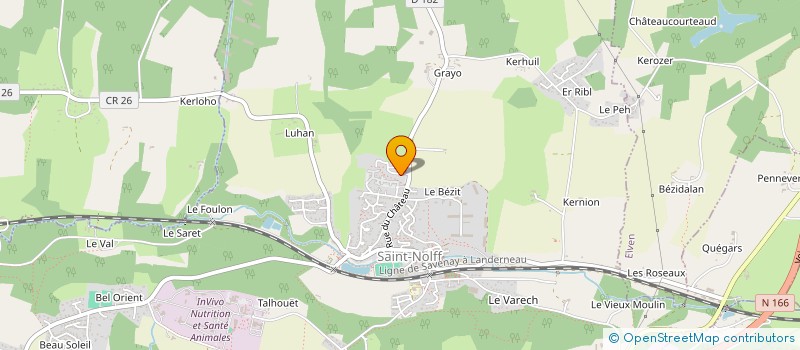 localisation de l'entreprise LA MAISON DES VOISINS VOLONTAIRES  SAINT-NOLFF