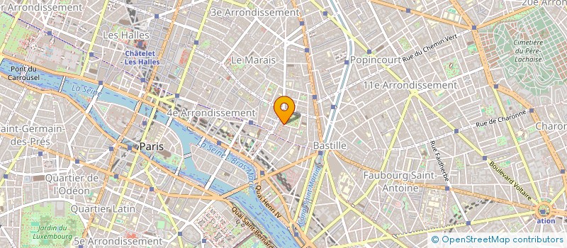 localisation de l'entreprise LA MAISON DES VOSGES  PARIS