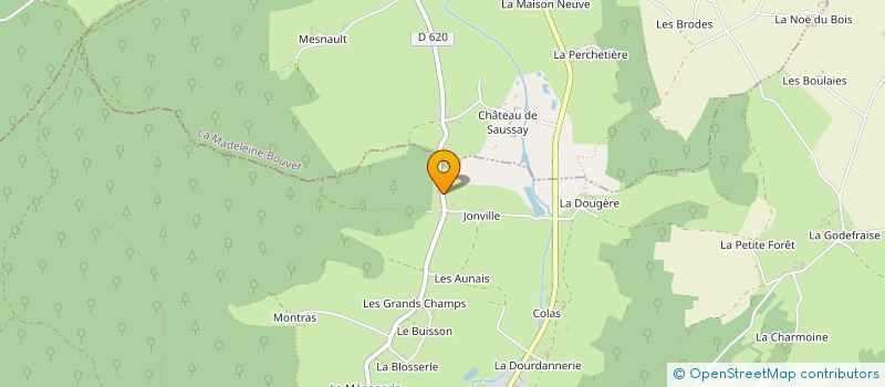 localisation de l'entreprise LA MAISON DES Z'OISILLONS à BRETONCELLES