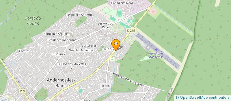 localisation de l'entreprise LA MAISON DES ZAAM SENSIBLES  ANDERNOS-LES-BAINS