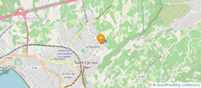 localisation de l'entreprise LA MAISON DIGITALE  SAINT-CYR-SUR-MER