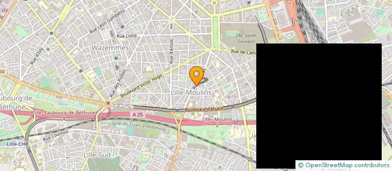 localisation de l'entreprise LA MAISON DISPERSEE DE SANTE  LILLE