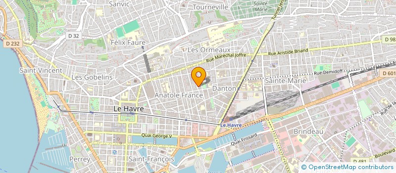 localisation de l'entreprise LA MAISON DU 76 à LE HAVRE