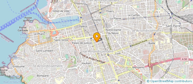 localisation de l'entreprise LA MAISON DU BAIN  MARSEILLE
