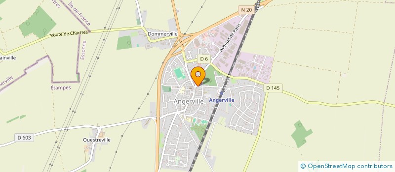 localisation de l'entreprise LA MAISON DU BARBIER  ANGERVILLE