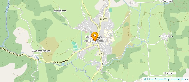 localisation de l'entreprise LA MAISON DU BATELEUR  SAINT-ALBAN-SUR-LIMAGNOLE