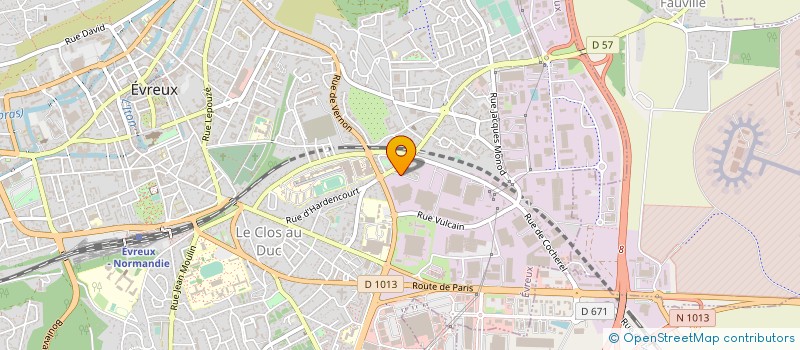 localisation de l'entreprise LA MAISON DU BATI à EVREUX