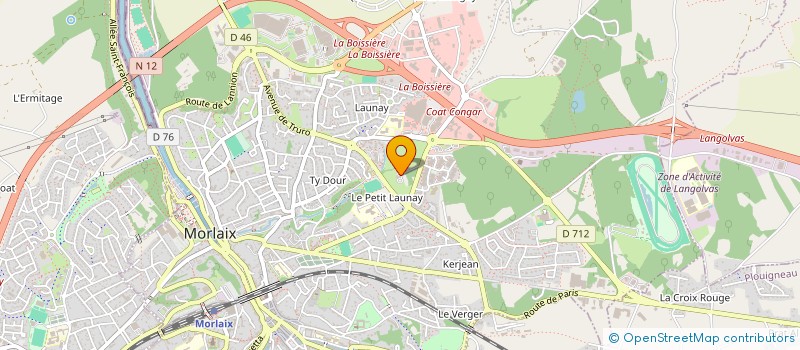 localisation de l'entreprise LA MAISON DU BATIMENT à SAINT-MARTIN-DES-CHAMPS