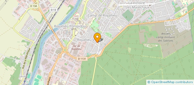 localisation de l'entreprise LA MAISON DU BATIMENT à COMPIEGNE