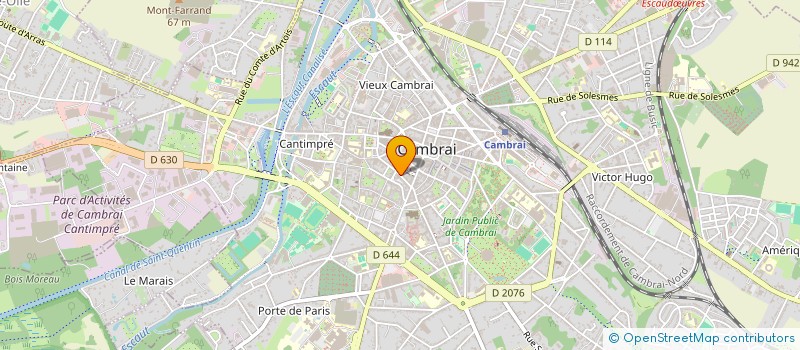 localisation de l'entreprise LA MAISON DU BEFFROI  CAMBRAI