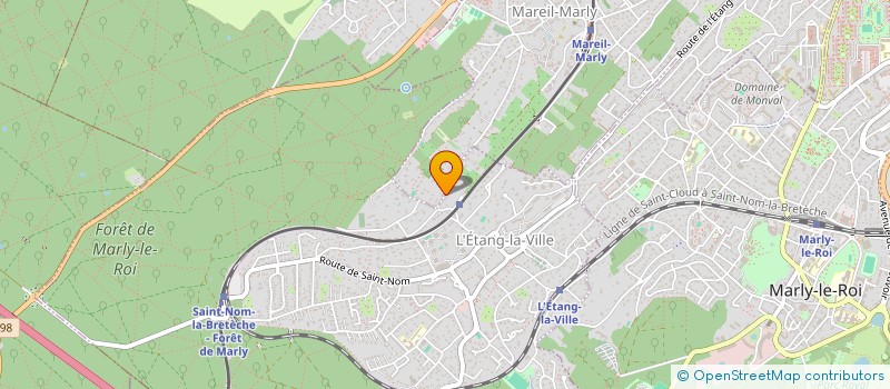 localisation de l'entreprise LA MAISON DU BOIS SAUSSAIE à MAREIL-MARLY