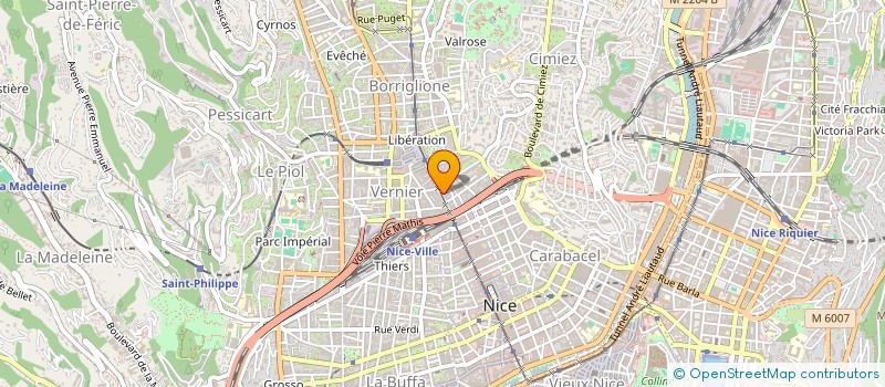 localisation de l'entreprise LA MAISON DU BONHEUR à NICE