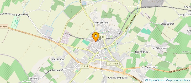 localisation de l'entreprise LA MAISON DU BONHEUR  MORTAGNE-SUR-GIRONDE