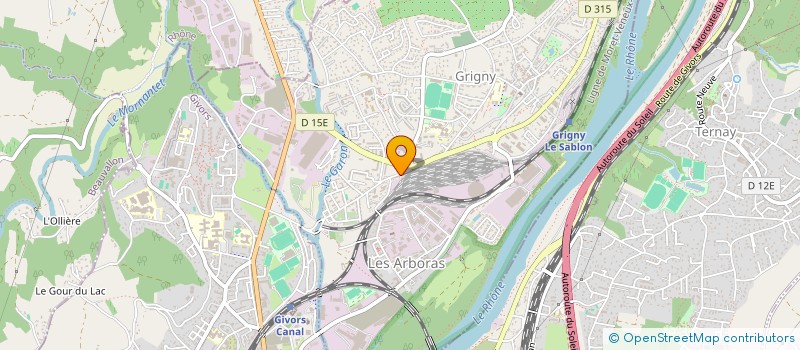 localisation de l'entreprise LA MAISON DU BONHEUR à GRIGNY